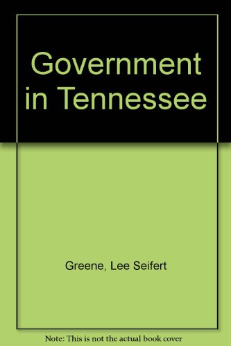 Beispielbild fr Government in Tennessee zum Verkauf von Better World Books Ltd