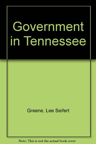 Imagen de archivo de Government in Tennessee a la venta por Better World Books Ltd