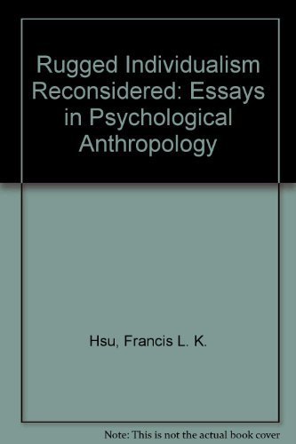 Imagen de archivo de Rugged Individualism Reconsidered: Essays in Psychological Anthropology a la venta por Concordia Books