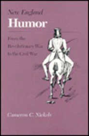 9780870498046: New England Humor: From the Revolutionary War to the Civil War