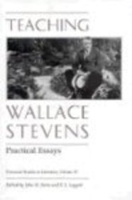 Imagen de archivo de Teaching Wallace Stevens: Practical Essays (Tennessee Studies in Literature) a la venta por Books of the Smoky Mountains