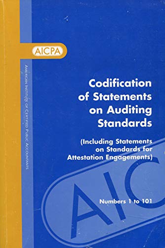 Imagen de archivo de Codification of Statements on Auditing Standards, Number 1 to 101 a la venta por ThriftBooks-Dallas