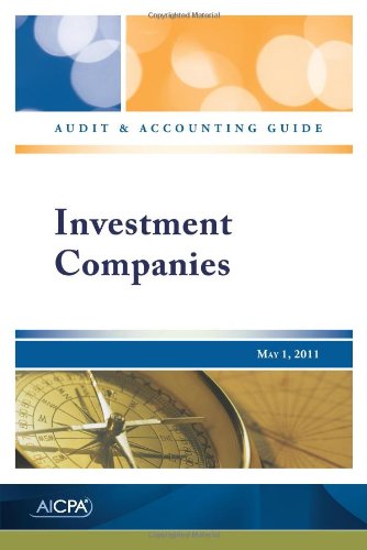 Stock image for Investment Companies - AICPA Audit and Accounting Guide for sale by ZBK Books