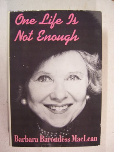 9780870523380: One Life is Not Enough: My Life in Russia and the Broadway and Hollywood Years