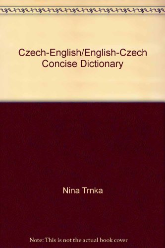 Beispielbild fr Concise Czech-English, English-Czech Dictionary zum Verkauf von Better World Books
