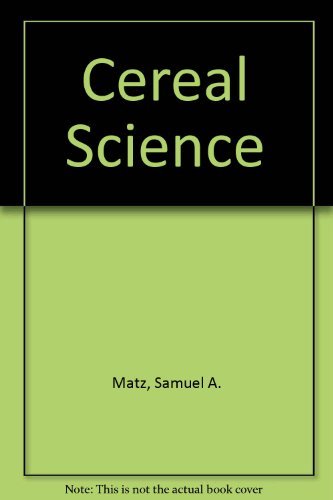 Stock image for Cereal science. for sale by Kloof Booksellers & Scientia Verlag