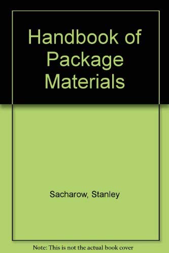 Beispielbild fr Handbook of Package Materials zum Verkauf von Better World Books