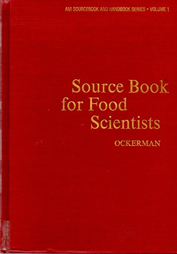 9780870552281: Source Book for Food Scientists (AVI sourcebook and handbook series)