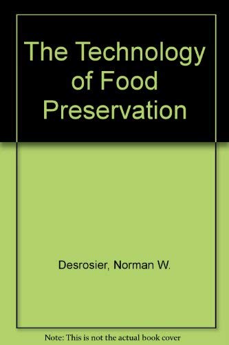 Stock image for Technology of Food Preservation for sale by Better World Books