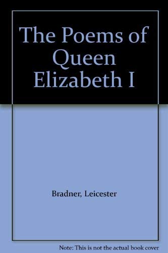 Stock image for The Poems of Queen Elizabeth I for sale by Howard's Books