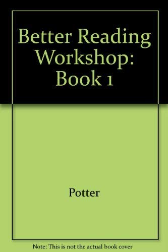 Imagen de archivo de Better Reading Workshop: Book 1 a la venta por Better World Books