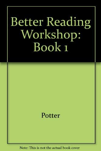 Stock image for Better Reading Workshop: Book 1 for sale by Better World Books