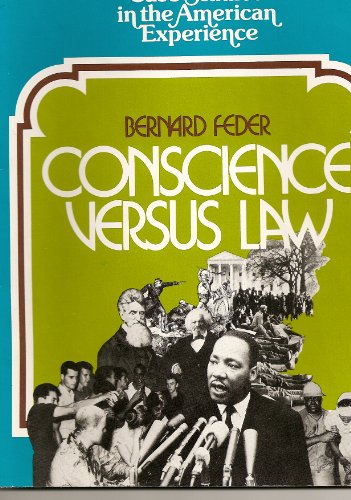 Imagen de archivo de Conscience versus law: Case studies in the American experience a la venta por Better World Books