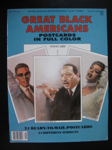 Beispielbild fr Great Black Americans:Postcards in Full Color zum Verkauf von janet smith