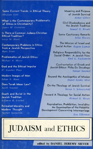 9780870680106: Title: Judaism and ethics