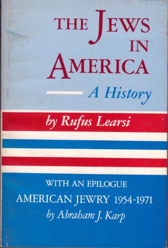 Imagen de archivo de The Jews in America: A History, a la venta por Open Books