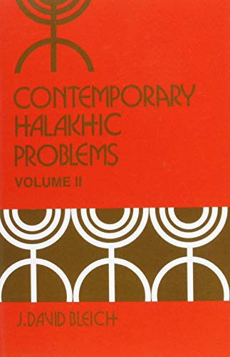 9780870682759: Contemporary Halakhic Problems (2)