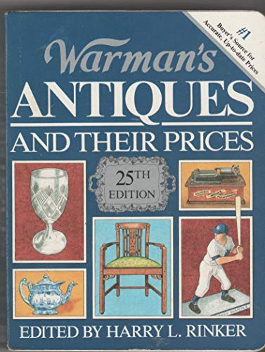 Imagen de archivo de Warmans Antiques and Their Prices 25ED a la venta por Wonder Book