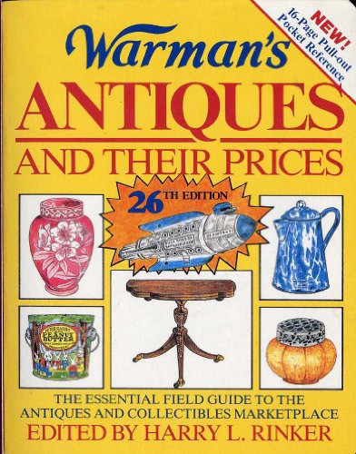 Beispielbild fr Warman's Antiques and Their Prices: 26th Edition zum Verkauf von Wonder Book