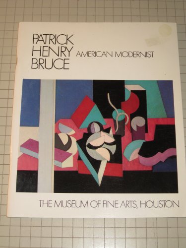 Beispielbild fr Patrick Henry Bruce: American Modernist zum Verkauf von Wonder Book