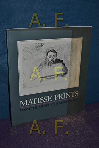 Beispielbild fr Matisse Prints from the Museum of Modern Art zum Verkauf von HPB-Diamond