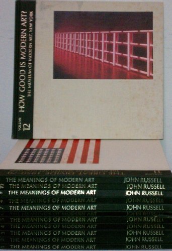 Beispielbild fr The Meanings of Modern Art zum Verkauf von Library House Internet Sales