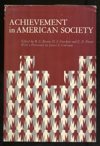 Stock image for Achievement in American Society for sale by BookDepart