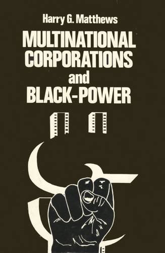 9780870737763: Multinational Corporations and Black Power