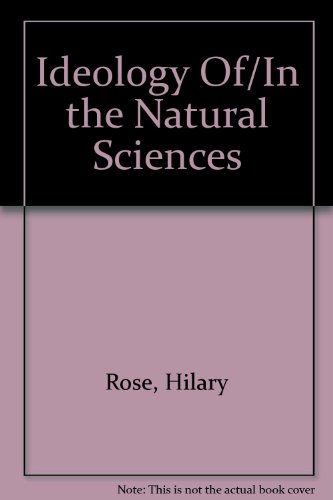 Stock image for Ideology of/in the Natural Sciences for sale by Wonder Book