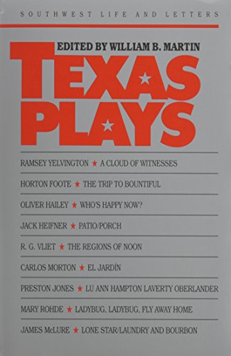 Stock image for Texas Plays (Southwest Life and Letters) for sale by Half Price Books Inc.