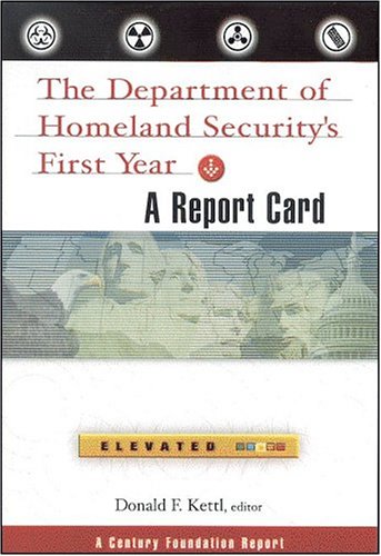 Stock image for The Department of Homeland Security's First Year: A Report Card for sale by Phatpocket Limited