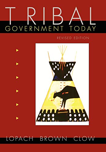 Beispielbild fr Tribal Government Today, Revised Edition zum Verkauf von Books From California