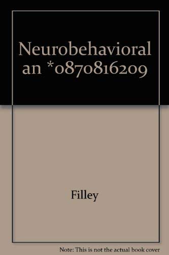 Beispielbild fr Neurobehavioral Anatomy zum Verkauf von RW Books