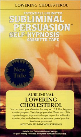 Stock image for Lowering Cholesterol: A Subliminal Persuasion Self-Hypnosis Tape for sale by Newsboy Books