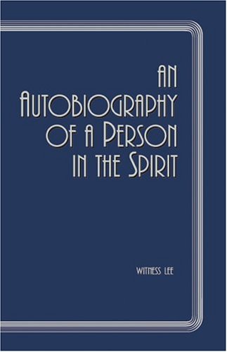 Stock image for An Autobiography of a Person in Spirit for sale by SecondSale