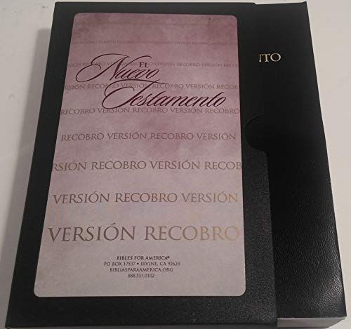 Beispielbild fr Nuevo Testamento, Versin Recobro (edicin econmica; negro; con notas) (Spanish Edition) zum Verkauf von Orion Tech