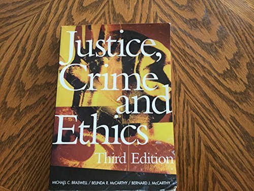 Imagen de archivo de Justice, Crime and Ethics a la venta por Better World Books