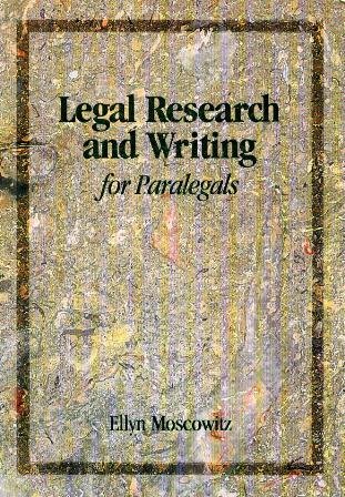 9780870841323: Legal Research and Writing for Paralegals