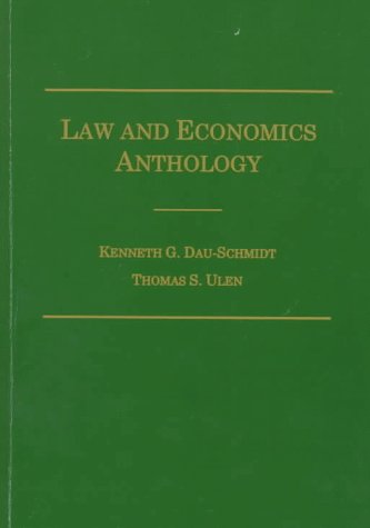 Imagen de archivo de Law and Economics Anthology a la venta por Dunaway Books