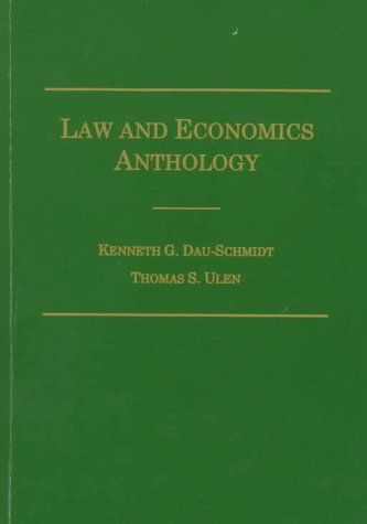 Stock image for Law and Economics Anthology for sale by Hafa Adai Books