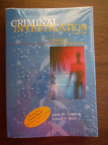 Imagen de archivo de Criminal Investigation: A Method for Reconstructing the Past a la venta por Cronus Books