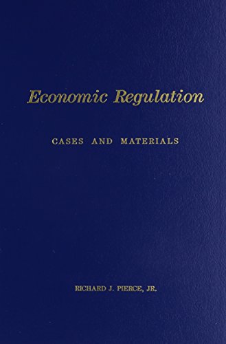 Beispielbild fr Economic Regulation: Cases and Materials zum Verkauf von Bingo Books 2