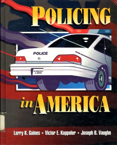 Imagen de archivo de Policing in America a la venta por gigabooks