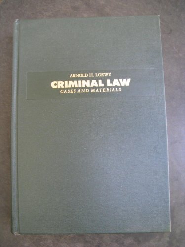 9780870845444: Criminal Law: Cases and Materials