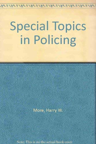 Imagen de archivo de Special Topics in Policing a la venta por Bingo Used Books
