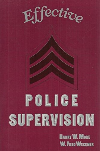Stock image for Effective Police Supervision for sale by HPB-Ruby