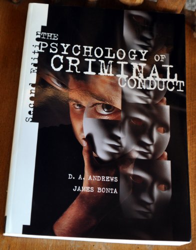 Stock image for The Psychology of Criminal Conduct. 2nd ed. for sale by Bingo Used Books