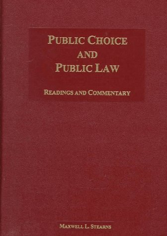 Beispielbild fr Public Choice and Public Law: Readings and Commentary zum Verkauf von Wonder Book