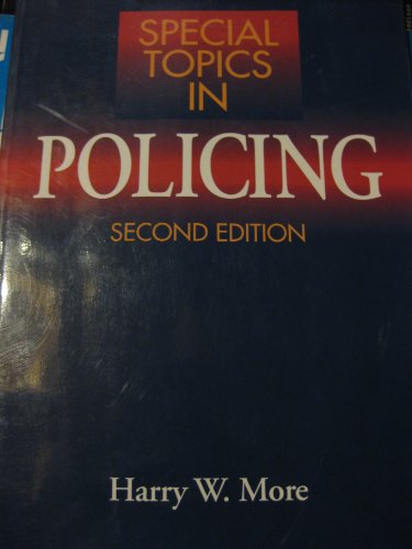Imagen de archivo de Special Topics in Policing a la venta por Better World Books