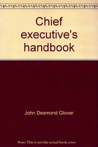 Imagen de archivo de Chief executive's handbook a la venta por HPB-Red